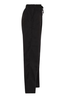 Mens Linen Beach Trousers Black #3